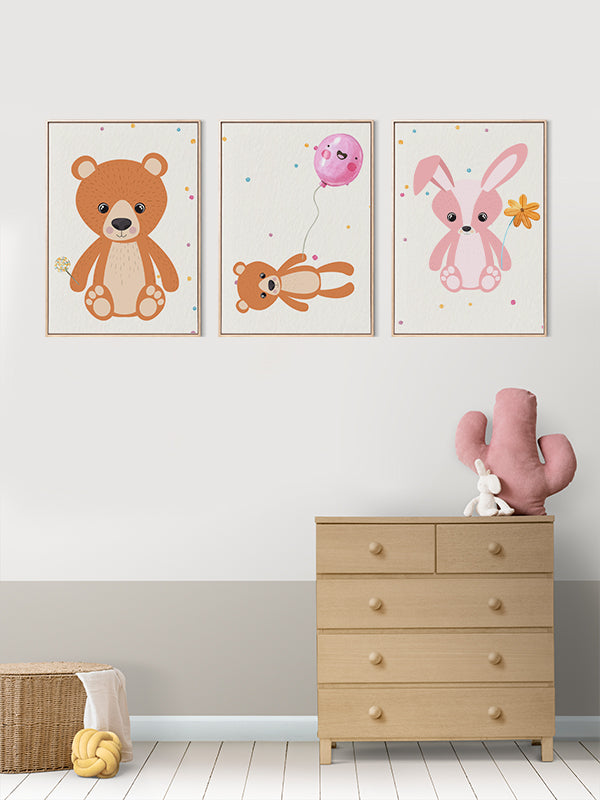 Çocuk Odası Konsept Poster 3'lü Set