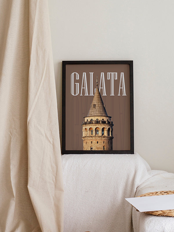 Galata Kulesi Posteri Tablosu