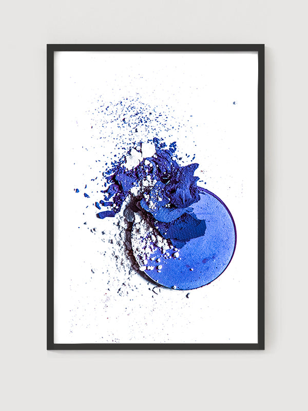 Brush Blue Poster