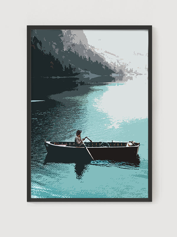 Göl Üzerinde Sandal Posteri