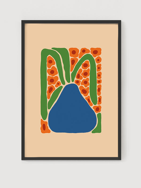 İskandiv Vazo Flower Posteri