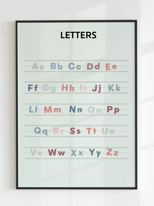 Letters Çocuk Odası Tablosu