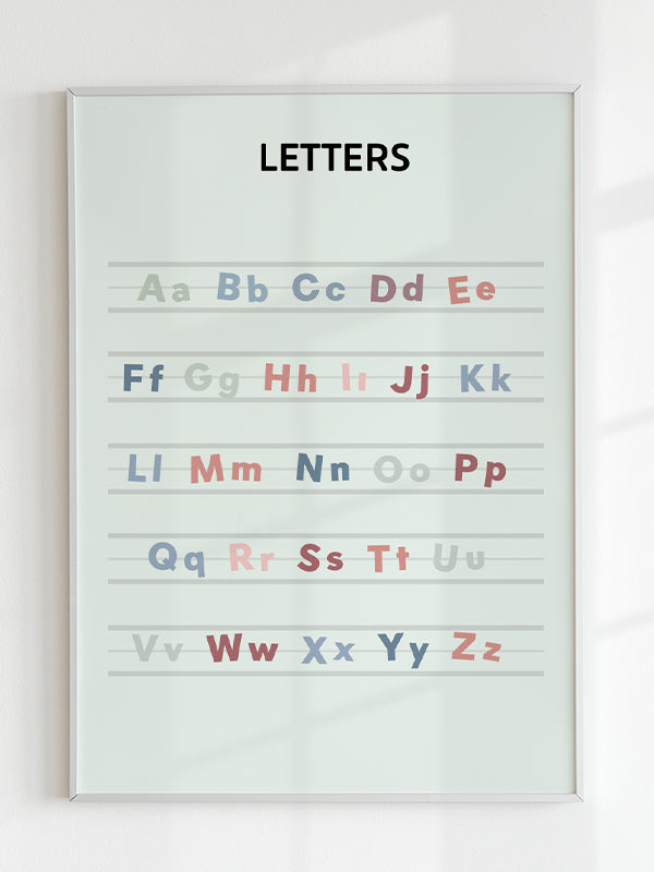 Letters Çocuk Odası Tablosu