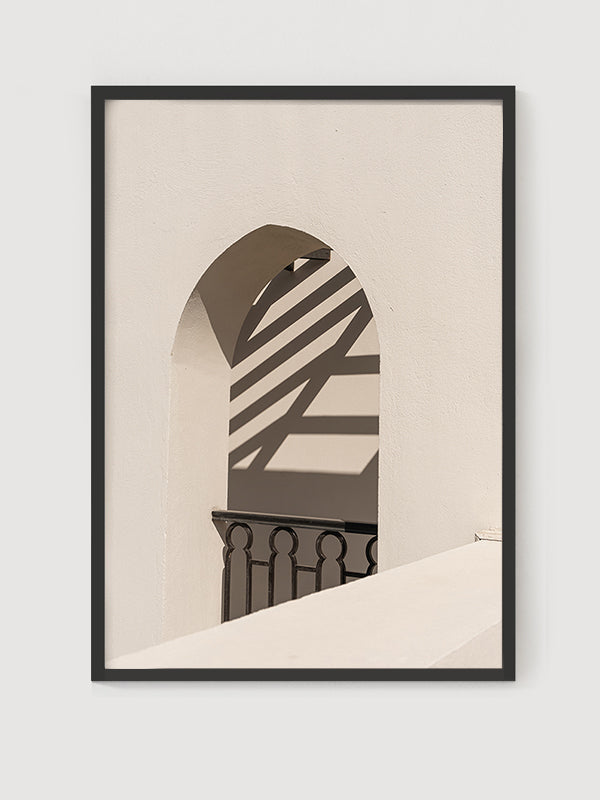 Modern Bej Tonları Mimari Poster