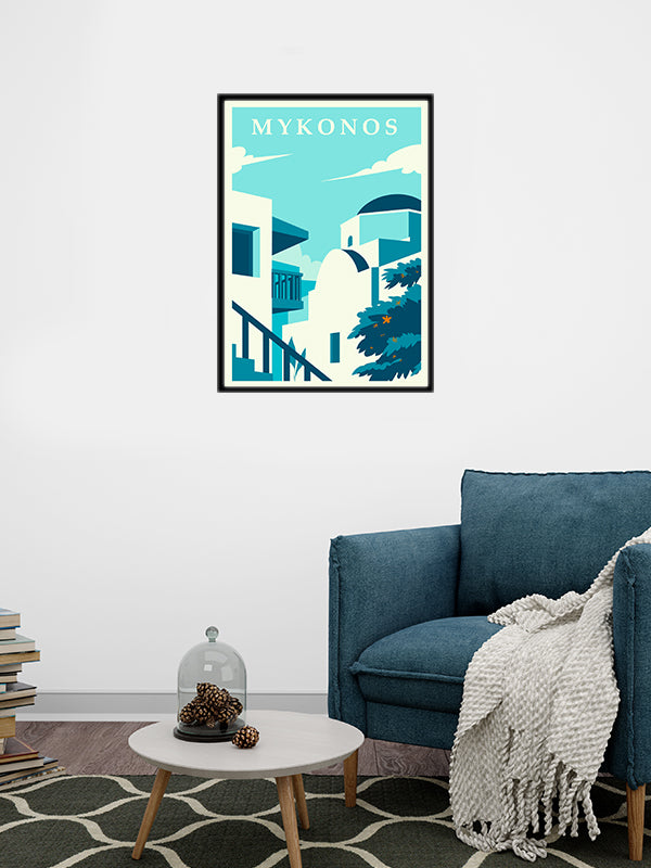 Mykonos Şehir Posterleri