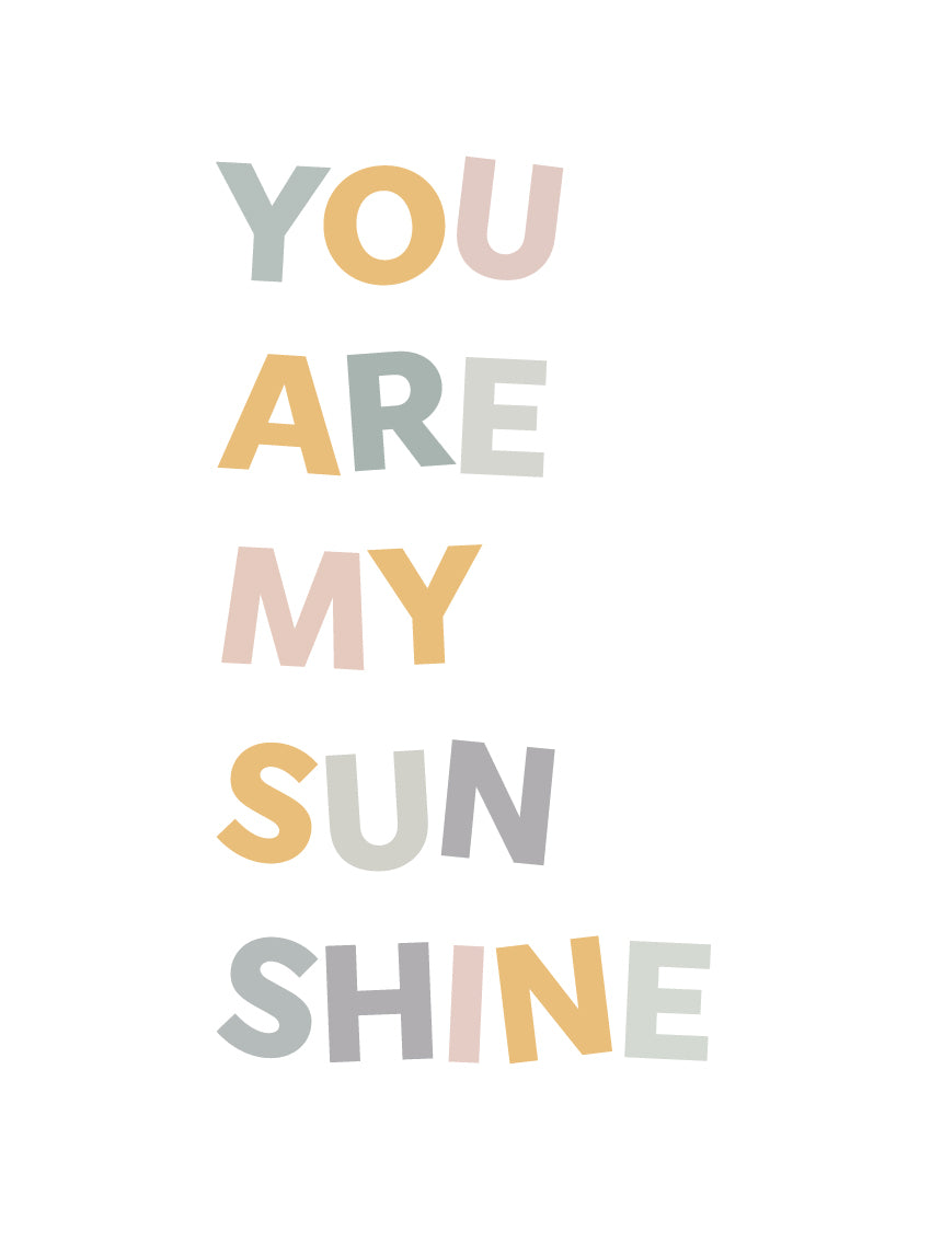 Çocuk Odası Sun Shine Poster Seti A4 Boyutunda
